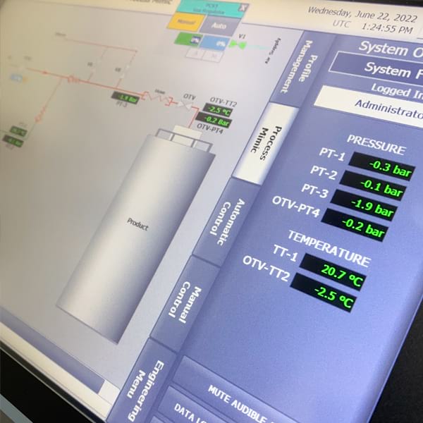 Hydrostatic pressure testing facility and services