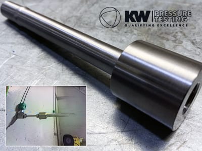 High pressure hydrostatic pressure testing facility and services